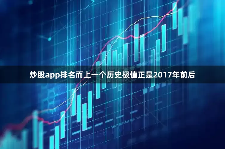 炒股app排名而上一个历史极值正是2017年前后